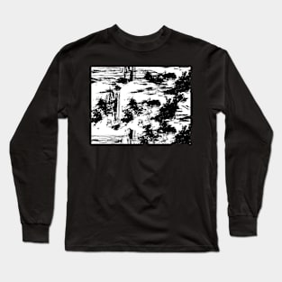 Moonlight Scenery Long Sleeve T-Shirt